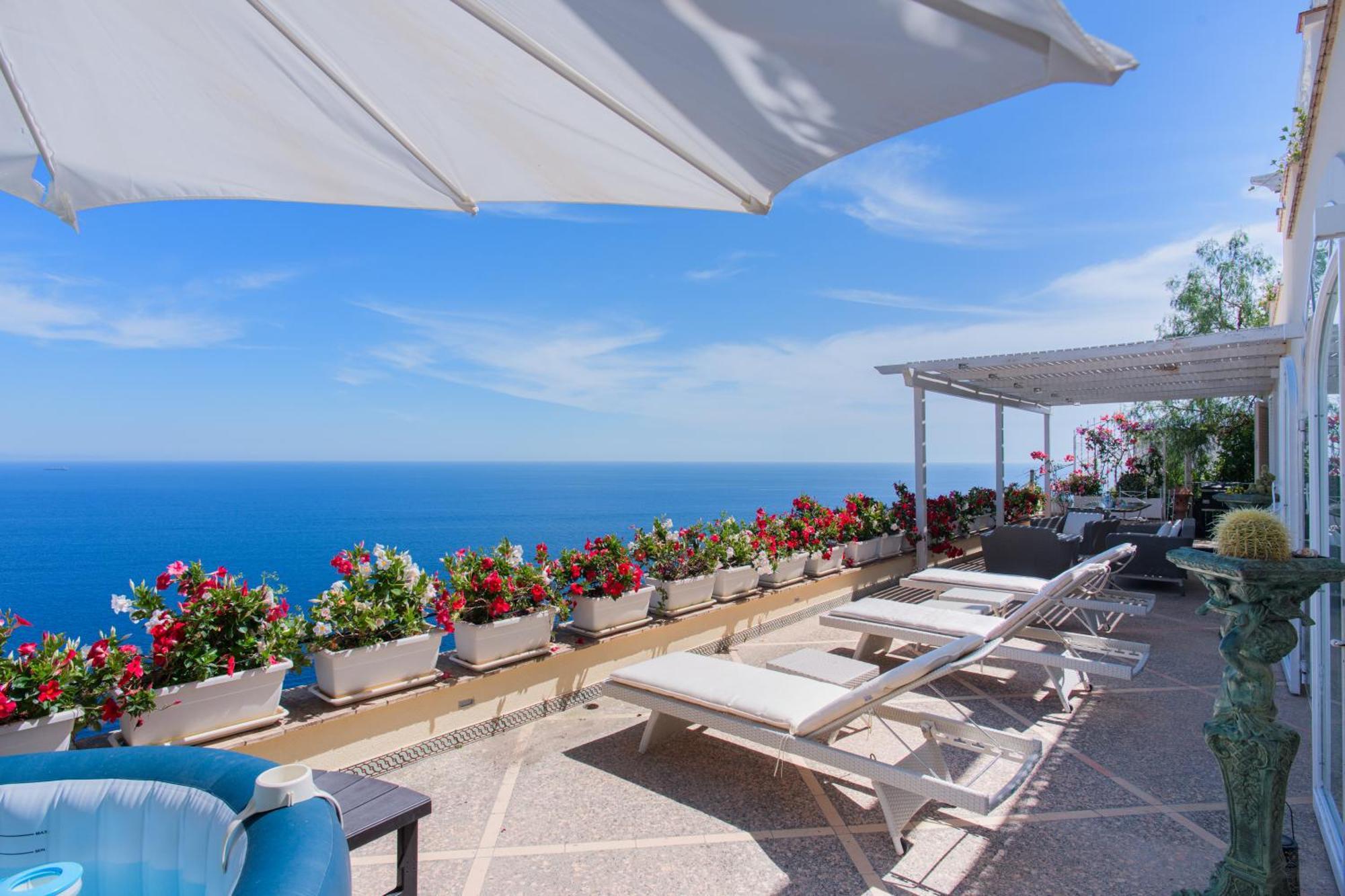 Villa Cristina-No Steps-Amalfi Coast Views -Near Attractions-Hot Tube Praiano Exterior foto